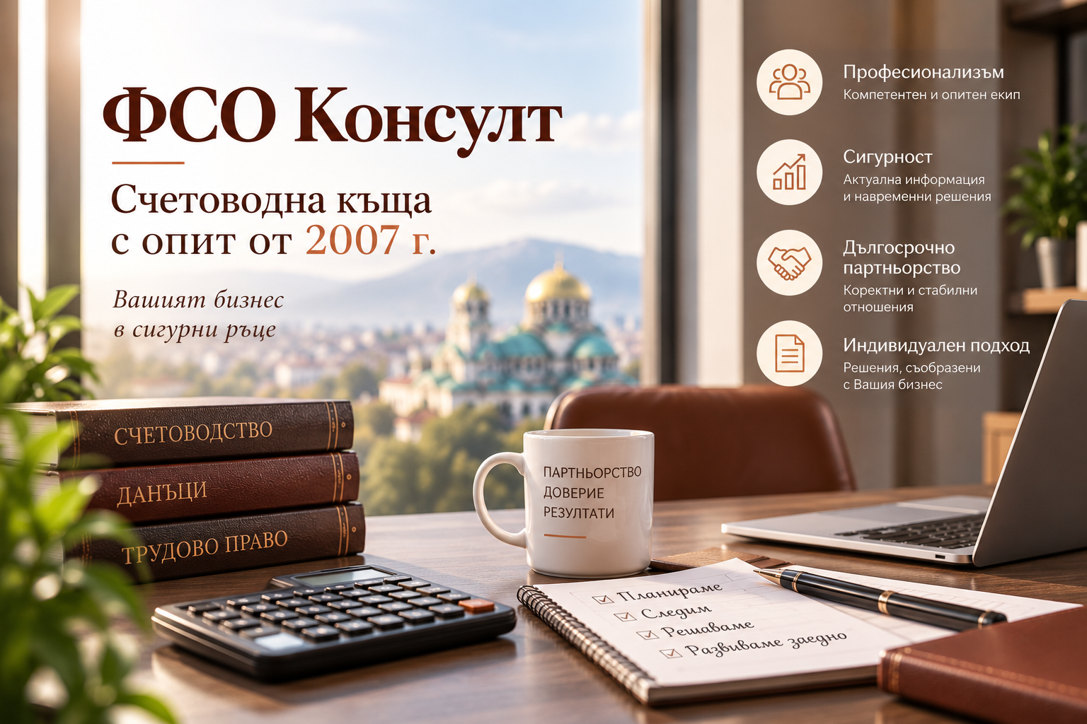 ФСО Консулт – счетоводна къща с опит от 2007 г.